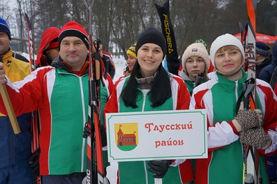 В Могилёве соревновались лыжники-любители
