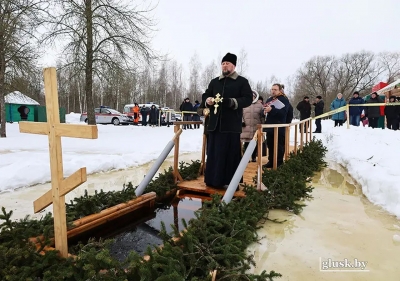 Купель на Крещение в Глуске организуют в зоне отдыха «Лодочная станция» 