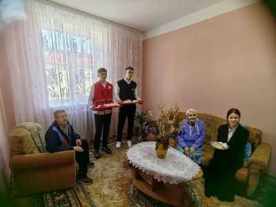 Поздравили со&nbsp;Светлой Пасхой проживающих в&nbsp;отделении круглосуточного пребывания для граждан пожилого возраста и&nbsp;инвалидов