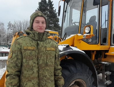 В&nbsp;День защитников Отечества. Младший сержант глусчанин Кирилл Кравченко