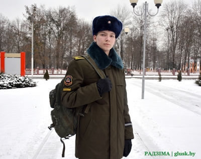 О чем рассказали глусчане, которые учатся на военных специальностях в вузах. Специалист по бронетанковому вооружению Глеб Ларионенко 