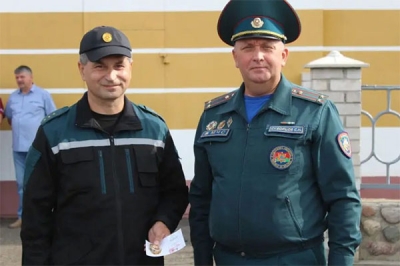Глусские спасатели-пожарные отмечены за профессионализм