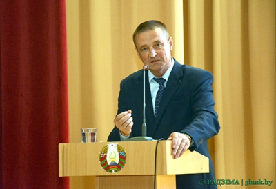 Старшыня Магілёўскага аблвыканкама Леанід Заяц сустрэўся з жыхарамі Глускага раёна