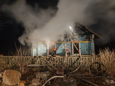 Пожар унес жизнь пенсионерки в Шкловском районе