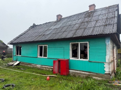 На пожаре в Каменецком районе погибли двое детей