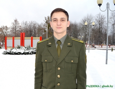 Быть военным &amp;mdash; престижно. Так считает третьекурсник факультета связи и автоматизированных систем управления Военной академии Данила Жлобич