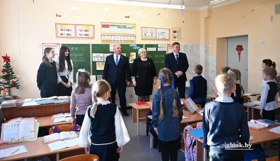 С рабочим визитом Глусский район посетил депутат Палаты представителей Национального собрания Республики Беларусь Олег Дьяченко