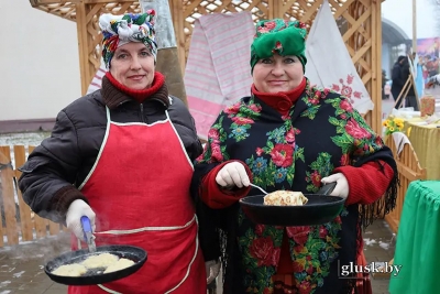 Вясёлая Масленіца прайшла ў Глуску