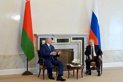 Более 5 часов длились переговоры Лукашенко и Путина в Санкт-Петербурге