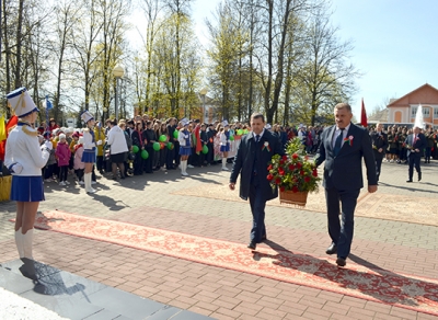 Молодежный патриотический проект «Дорогами памяти и славы» в Глусском районе