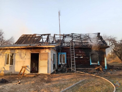 В Лунинецком районе при пожаре погиб ребенок