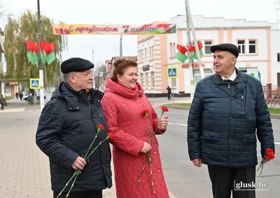 Это наша история! Как Глуск отпраздновал годовщину Октябрьской революции