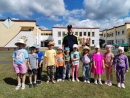В&nbsp;рамках Единого дня безопасности дорожного движения сотрудники отделения ГАИ напомнили дошколятам о&nbsp;правилах поведения на&nbsp;дороге