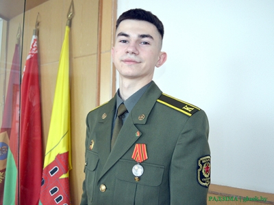 О чем рассказали глусчане, которые учатся на военных специальностях в вузах. Будущий военный финансист Никита Потачиц