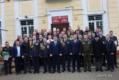 Торжественное мероприятие, посвященное Дню милиции, прошло в Глусском районе